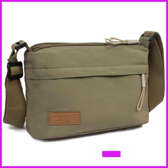 Canvas Crossbody Bag Casual Travel Messenger Hobo Satchel Chic Minimal - Picture 2 of 8